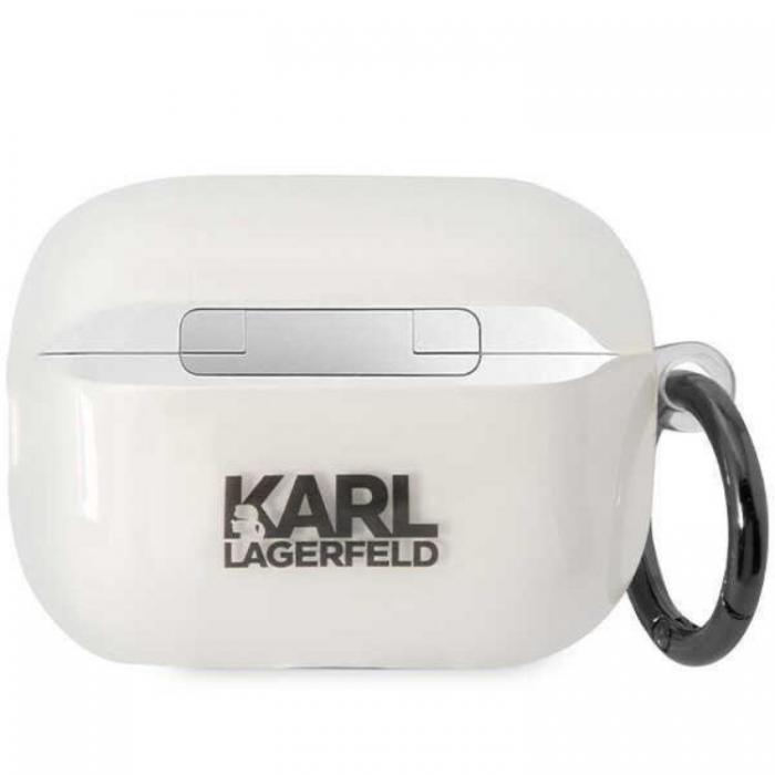 KARL LAGERFELD - Karl Lagerfeld Airpods Pro 2 Skal Ikonik Karl Lagerfeld - Clear
