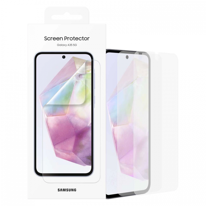 Samsung - Samsung [2-Pack] Galaxy A35 5G Skrmskydd - Transparent
