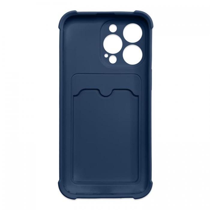 OEM - Armor iPhone 13 Pro Max Skal med Korthllare - Bl