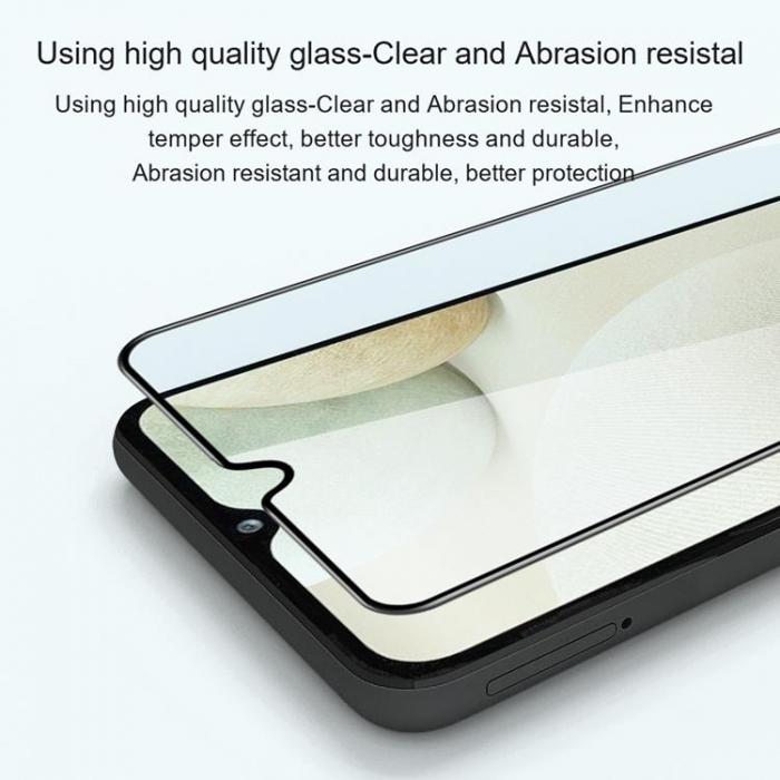 AMORUS - [1 Pack] AMORUS Galaxy Xcover 6 Pro Hrdat Glas Skrmskydd Full Glue - Svart
