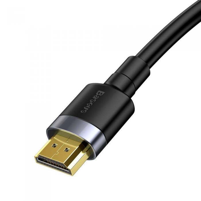BASEUS - Baseus Cafule HDMI 2.0 kabel 4K 60 Hz 3D 18 Gbps 3 m - Svart