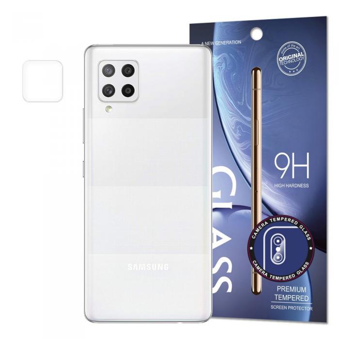 Ruhtel - Kameralinsskydd i Hrdat glas Samsung Galaxy A42 5G