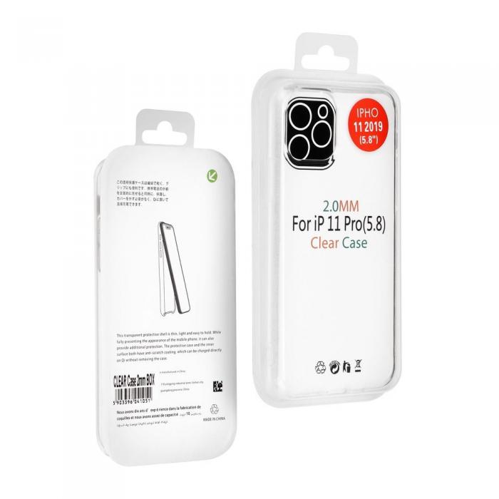 A-One Brand - iPhone 12 Pro Max Skal Clear 2mm Mjukplast Transparant