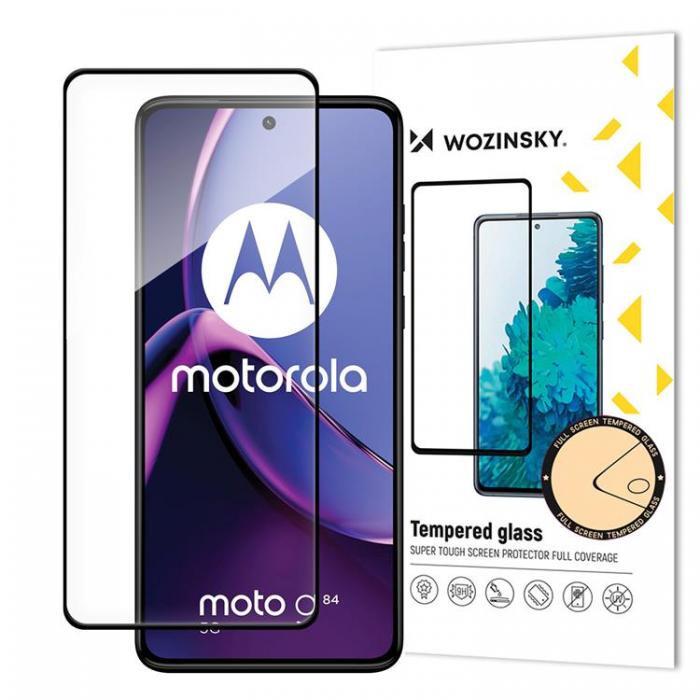 Wozinsky - Wozinsky Motorola Moto G84 Hrdat Glas Skrmskydd - Svart