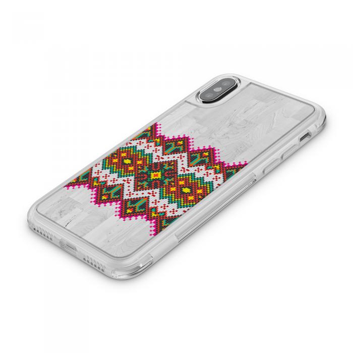 UTGATT5 - Fashion mobilskal till Apple iPhone X - Aztec Wood
