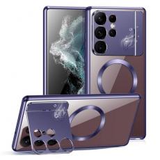 A-One Brand - Galaxy S22 Ultra Mobilskal Magsafe Aroma Kickstand - Lila