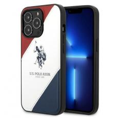 US Polo - US Polo iPhone 14 Pro Skal Tricolor Embossed - Vit