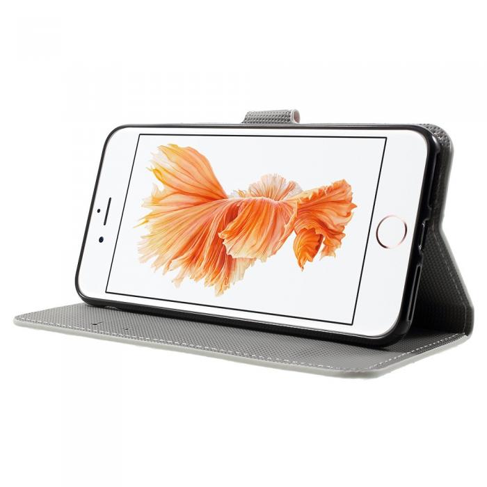 UTGATT5 - Plnboksfodral iPhone 7/8 Plus - Krsbrsblom
