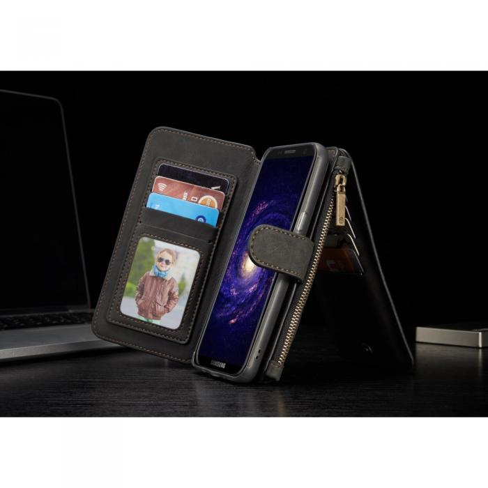 UTGATT4 - Caseme Plnboksfodral till Samsung Galaxy S8 Plus - Svart