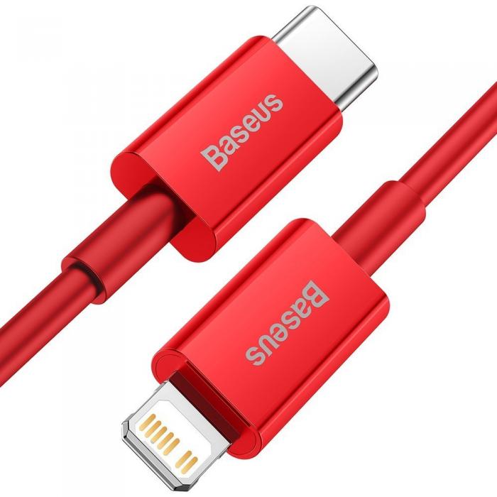 UTGATT5 - Baseus Superior Lightning USB-C Kabel 2m - Rd