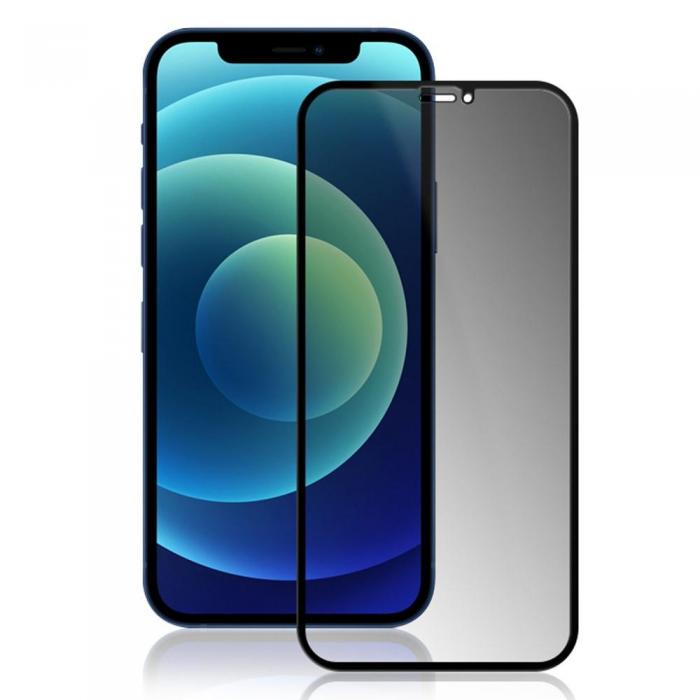 A-One Brand - [1-PACK] Privacy Hrdat Glas Skrmskydd iPhone 12 / iPhone 12 Pro