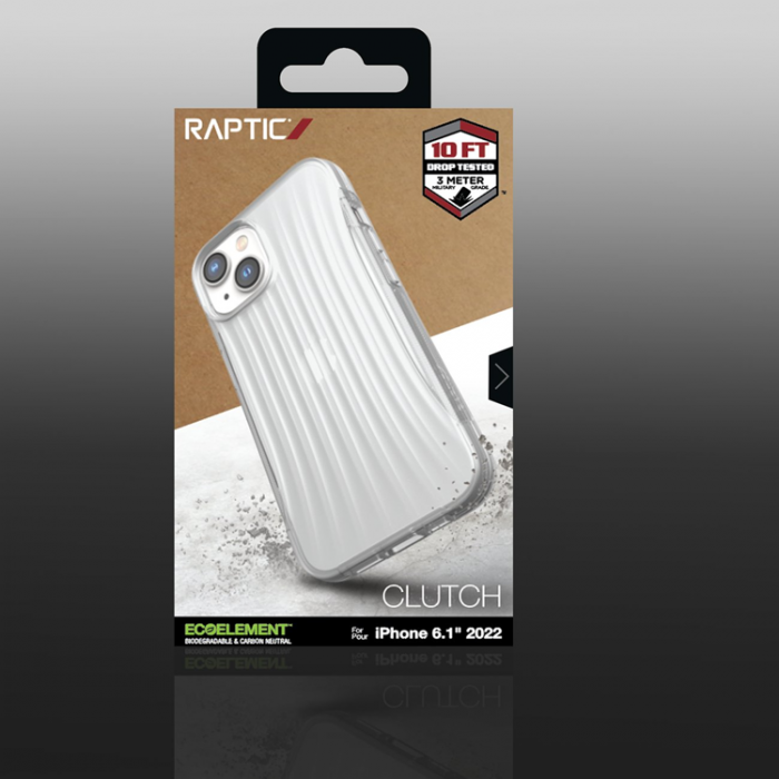 Raptic - Raptic iPhone 14 Skal Clutch - Transparent