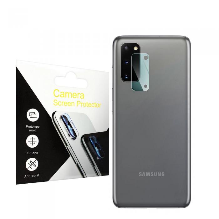 Forcell - Kameralinsskydd i Hrdat Glas till Samsung S20