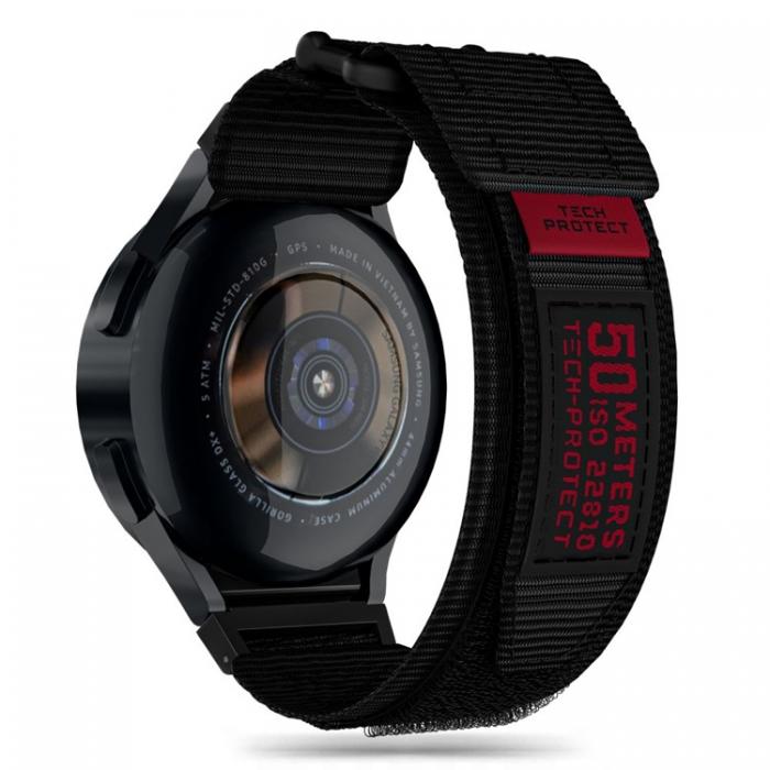 Tech-Protect - Tech-Protect Galaxy Watch 4/5/5 Pro/6 Armband Scout Pro - Svart