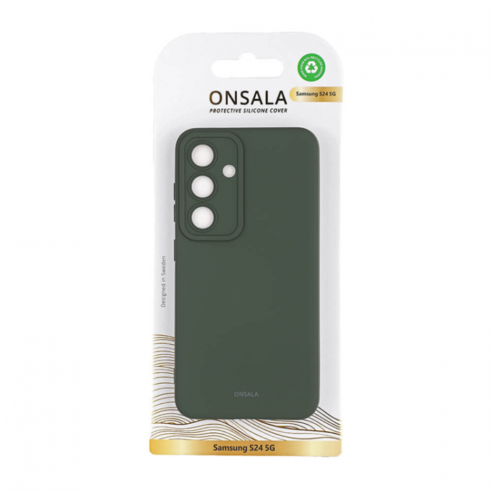 Onsala - Onsala Galaxy S24 Mobilskal Silikonknsla - Grn