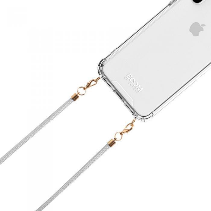 Boom of Sweden - Boom iPhone 13 Pro skal med mobilhalsband- Rope Grey