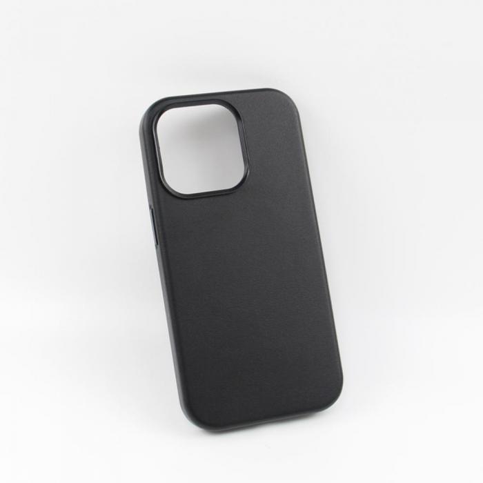 OEM - Svart Mag Lderfodral iPhone 13 Pro Stttligt