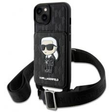 KARL LAGERFELD - Karl Lagerfeld iPhone 14 Halsbandsskal Crossbody Ikonik