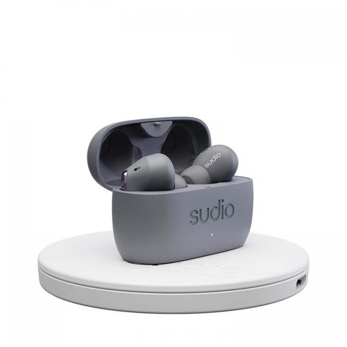 Sudio - Sudio Hrlurar In-Ear E2 True Wireless ANC - Skiffergr