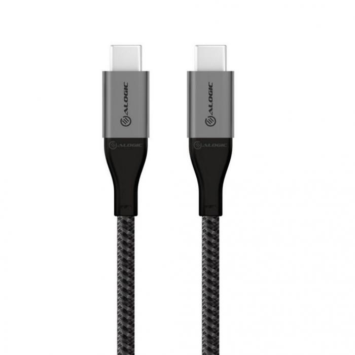 UTGATT1 - ALOGIC Ultra USB-C till USB-C Kabel 30cm 5A / 480Mbps - Rymdgr