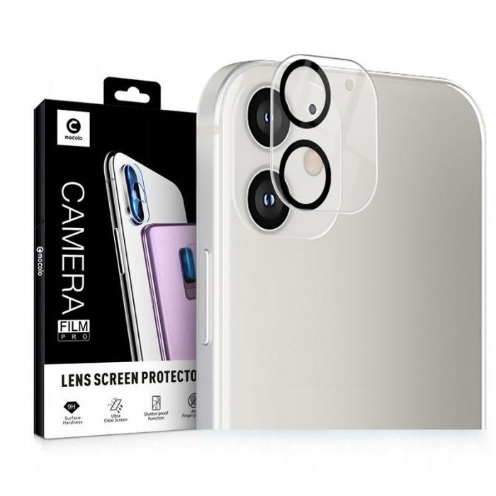 Mocolo - MOCOLO Kameralinsskydd i Hrdat Glas iPhone 12 - Clear