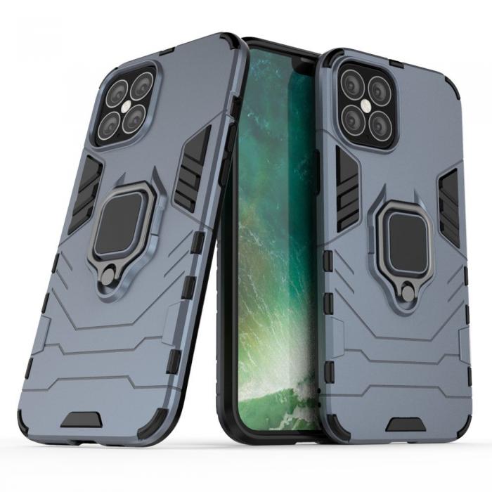 OEM - Ring Armor kickstand iPhone 12 Pro Max Skal Bl