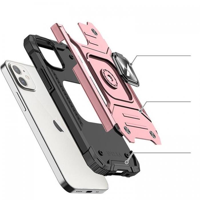 Wozinsky - Wozinsky Ring Armor Skal iPhone 12 Mini - Rosa