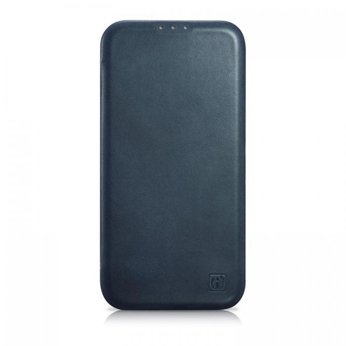 ICARER - iCarer iPhone 14 Pro Max Plnboksfodral Magsafe Lder - Bl