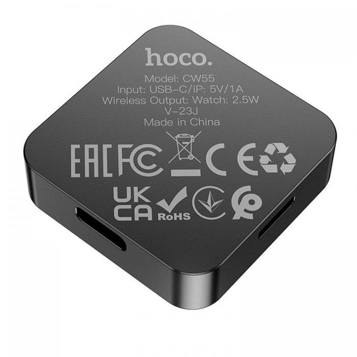Hoco - Hoco Trdls laddare Fr Apple Watch 2.5W - Svart