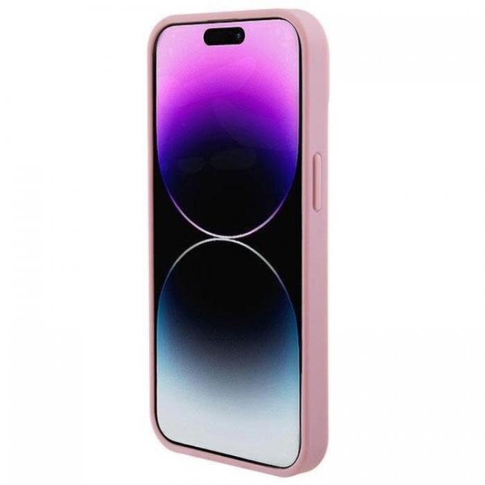 Guess - Guess iPhone 15 Mobilskal 4G Stamped - Rosa