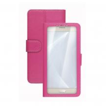 Celly - Celly Universal Wallet View 5-5,5" - Rosa
