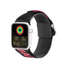 Dux Ducis - Dux Ducis Apple Watch 4/5/6/7/8/SE/Ultra (49/45/44/42mm) Armband Nylon - Röd