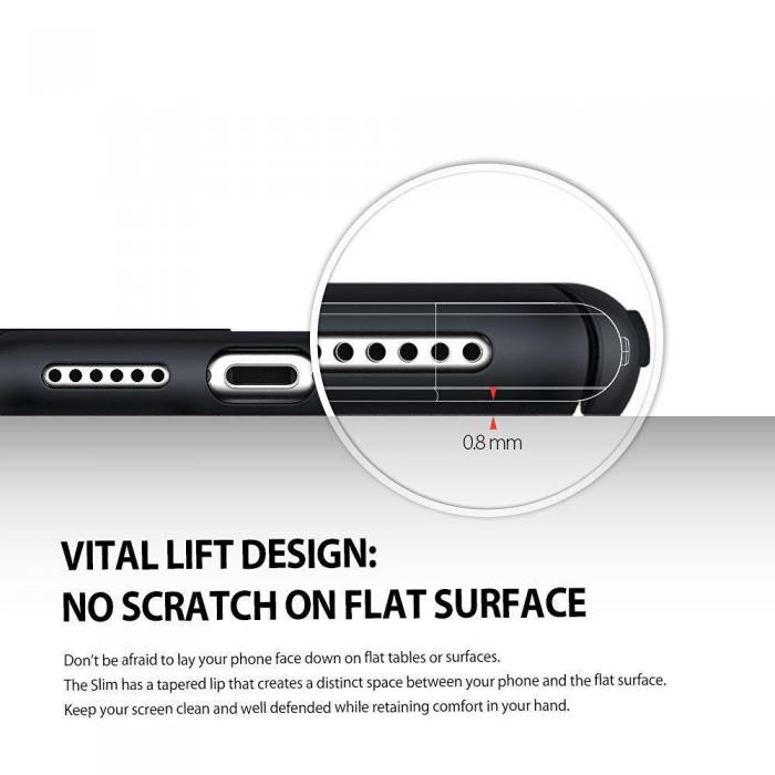 UTGATT5 - Ringke Slim Skal till Apple iPhone 8/7 - Metal Slate