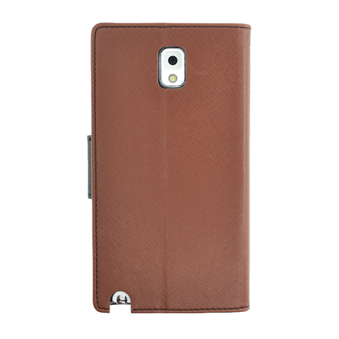 UTGATT5 - Mercury Fancy Diary Plnboksfodral till Samsung Galaxy Note 3 N9000 (Brun)
