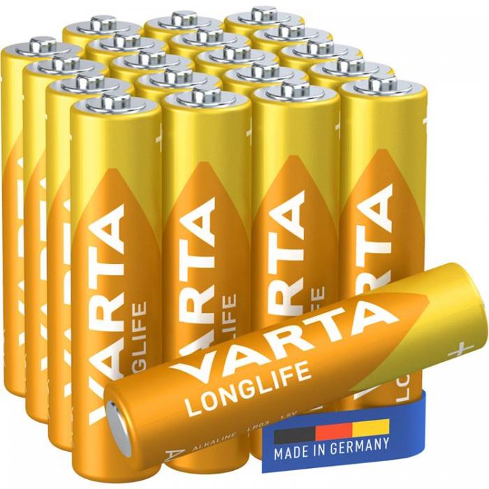 VARTA - Varta 20-pack Longlife AAA / LR03 Batteri