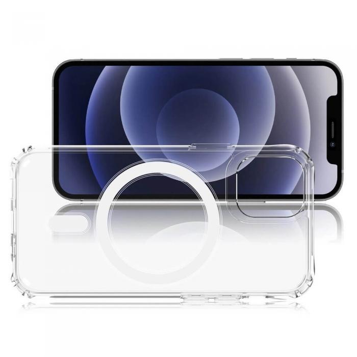 UTGATT5 - Joyroom Michael Series Durable Magnetic Magsafe Skal iPhone 12 mini - Clear