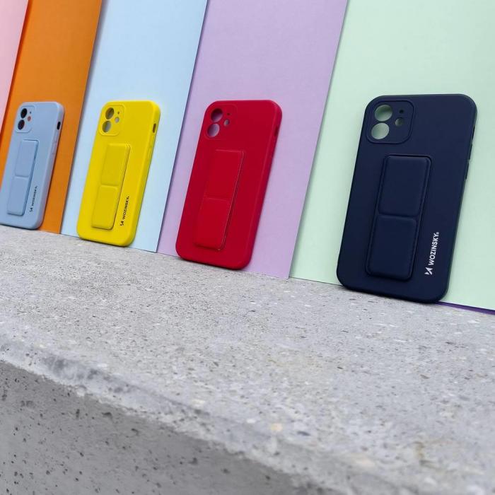 Wozinsky - Wozinsky Kickstand Silikon Skal iPhone 12 Pro - Navy Bl