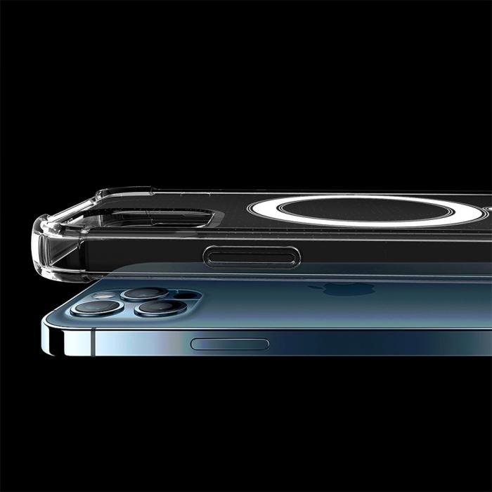 UTGATT1 - BOOM Clear Magnetic MagSafe Gel Ska iPhone 12 mini - Transparent