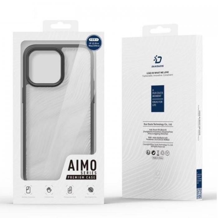 Dux Ducis - Dux Ducis iPhone 15 Pro Max/15 Ultra Mobilskal Aimo - Svart