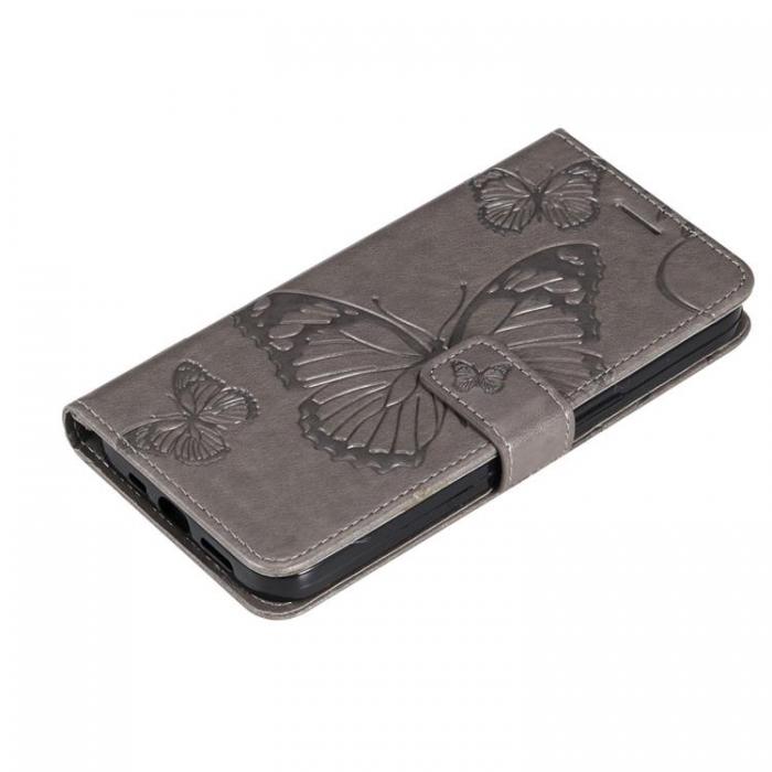 A-One Brand - Butterfly Imprinted Fodral Galaxy S22 - Gr