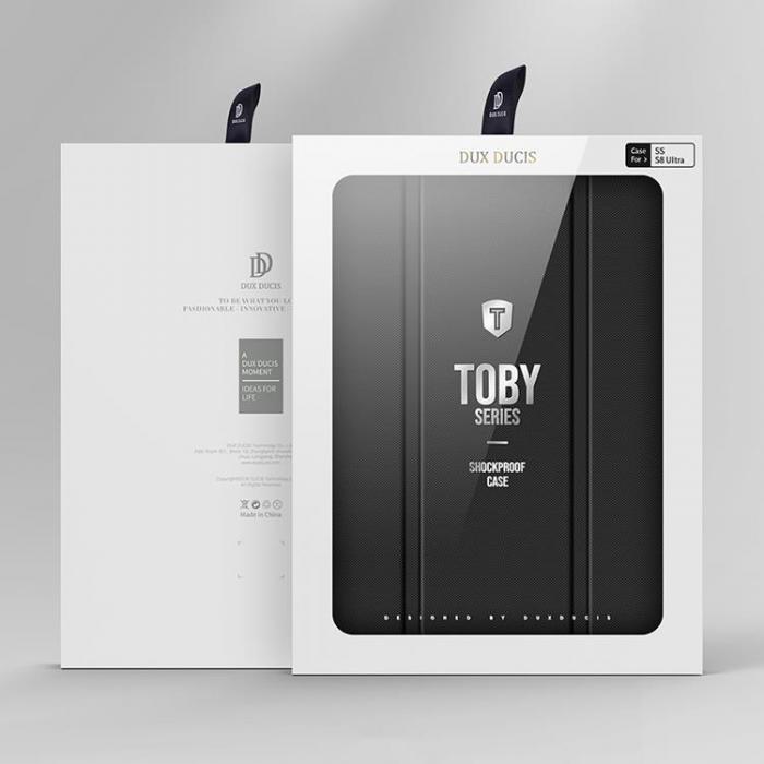 UTGATT1 - Dux Ducis Galaxy Tab S8 Ultra Fodral Toby Armored med Stylushllare - Rosa