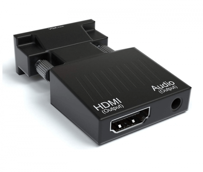 A-One Brand - VGA till HDMI adapter fr PC och Laptop - 1080p