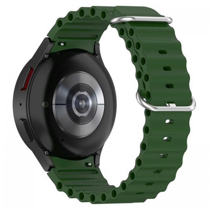 A-One Brand - Galaxy Watch Armband Ocean (20mm) - Army Grn