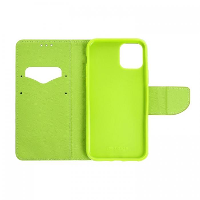 A-One Brand - Galaxy S24 Plus Plnboksfodral Fancy Holster - Lime/Marinbl