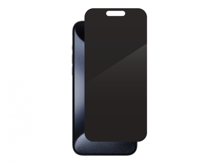 Zagg - Zagg iPhone 15 Pro Max Hrdat Glas Skrmskydd Elite Privacy