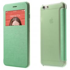 A-One Brand - Mobilfodral med fönster till Apple iPhone 6(S) Plus - Grön
