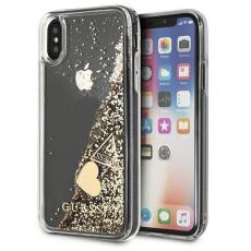 KARL LAGERFELD - Guess iPhone X/XS Skal Glitter Charms - Guld