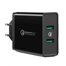 Ugreen - Ugreen Väggladdare 2xUSB-A 36W - Svart