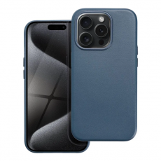 A-One Brand - iPhone 15 Pro Mobilskal Magsafe Läder - Blå