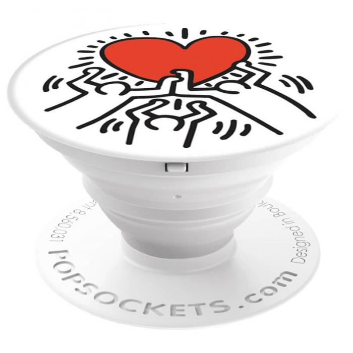 UTGATT5 - Popsockets 3 Figures Holding A Heart Grip med Stllfunktion Premium